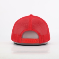 Gorras de camionero de malla de espuma de pico corto de 5 paneles de alta calidad con diseño personalizado de su propio logotipo al por mayor