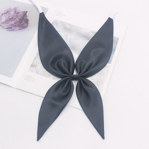 Nœud papillon uni en soie pour femme, style Goldfish Knot, sans triangle, pour uniforme JK - Product Image 2