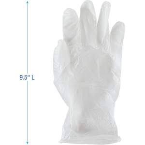 Guantes de Seguridad Desechables Transparentes Grandes Boardwalk 2.6mil, Uso General, Sin Polvo/Látex, 100/Caja, 10 Cajas/Cartón - Product Image 6
