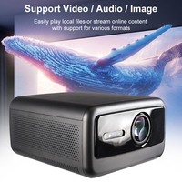 Projecteur de cinéma maison 4K 3000 lumens ANSI, vidéo 4K, wifi, Android, projecteur portable, projecteur TV 4k