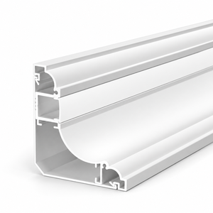 Aucun <span class=keywords><strong>plafond</strong></span> suspendu requis <span class=keywords><strong>pour</strong></span> la rénovation intérieure de maisons modernes : profilé de corniche en alliage d'aluminium <span class=keywords><strong>pour</strong></span> bande LED à montage en surface - Product Image 1