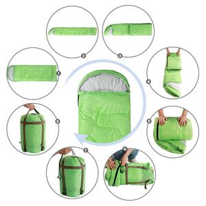 High Quality Waterproof Fiber Camping Sleeping Bag Foldable Portable Lightweight Warm Sleeping Bag for Outdoor Travel Hiking - Product Image 6