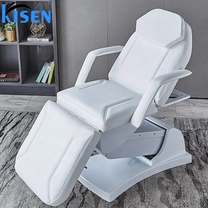 European Style Adult pink Chiropractic Electric Lift Beauty Furniture Massage <b>Table</b> 4 Section Hydraulic Salon Facial Bed - Product Image 5