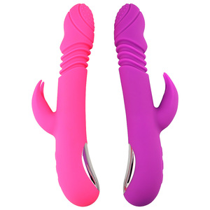 New Silicon Flexible Moving Head g Spot Rabbit Vibrating Dildo Sex Toy for Women New Silicon Flexible Moving Head g Spot Rabbit Vibrating Dildo Sex Toy for Women