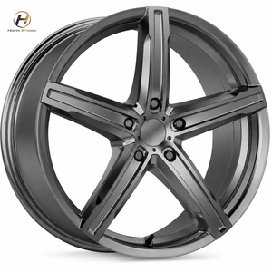 Jantes en aluminium forgé 6061-T6 polies de luxe de 18 à 24 pouces, jantes modernes à 5 branches pour Mercedes <span class=keywords><strong>BMW</strong></span> Audi Porsche Lexus - Product Image 2