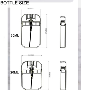 Mini Pulverizador Portátil con Forma de <span class=keywords><strong>Tarjeta</strong></span>, Material PP, Impresión de Logotipo Personalizada con Serigrafía, Botella de Perfume Vacía de 20 ml para Líquidos - Product Image 3