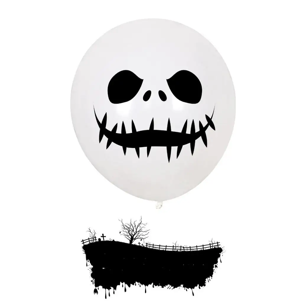 JYAO Heißer Halloween-Augen-Blutspritz für Dekorationen Horror Zombie-Latex-Ballons