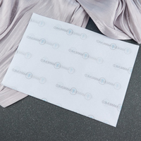 Impression personnalisée logo fleur cadeau papier de soie emballage en papier d'emballage pour l'emballage des vêtements