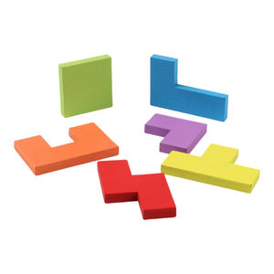 Puzzle in Stile Legno con Blocchi Geometrici Colorati per Bambini, <span class=keywords><strong>Apprendimento</strong></span> Precoce, Risoluzione dei <span class=keywords><strong>Problemi</strong></span> e Gioco Montessori a Casa per la Scuola dell'Infanzia - Product Image 2