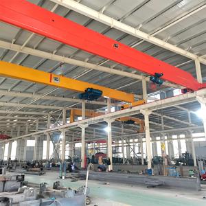 LDA Type Motor Driven Workshop Bridge Crane 20T A3 Single Beam Overhead Crane With Electric Hoist - Product Image 1