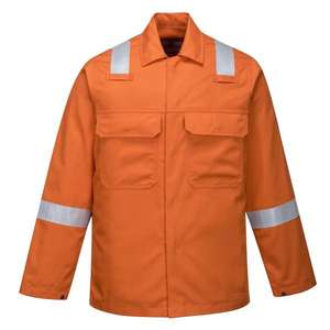 PORTWEST - BZ13ORRXL Bizweld Chaqueta naranja Iona-EAN 5036108312702 ROPA DE TRABAJO RESISTENTE A LLAMA - Product Image 1