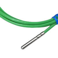 Sonde de résistance Pt100 4x30mm type aiguille, fil silicone 2M, thermocouple à vis K-Type M3, sonde de hotend pour imprimante 3D en acier inoxydable