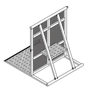 군중 통제를 위한 하이 퀄리티 직선 알루미늄/강철 모조 주차 장벽 - Product Image 4