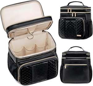 Bolsa de Maquillaje Impermeable de Gran Capacidad, Bolsa de Aseo de Viaje, Organizador para Mujeres y Hombres, Estuche de Almacenamiento para Artículos Esenciales de Baño y Cosméticos - Product Image 1