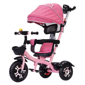 Nieuwe Multifunctionele Vier-In-Één <span class=keywords><strong>Baby</strong></span> Driewieler Kan Worden Gedraaid En Kan Liggen Voor 1-6 Jaar Oude Vouwwagen - Product Image 2