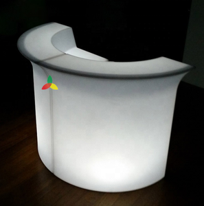 <span class=keywords><strong>Vendita</strong></span> calda popolare Led di plastica commerciale <span class=keywords><strong>usato</strong></span> illuminato <span class=keywords><strong>bancone</strong></span> esterno giardino Led illuminazione luminosa da tavolo per eventi - Product Image 2