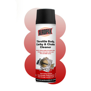 Aeropak Aerosol 500ml Car <span class=keywords><strong>Auto</strong></span> Throttle Body Cleaner Carb Motor de limpieza de automóviles Carburador de carbono Carb Choke Cleaner Spray - Product Image 1