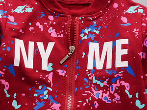 Ensemble de vêtements décontractés pour garçons, 2 pièces, en coton, à manches longues, avec des motifs graffiti colorés et confortables - Product Image 5