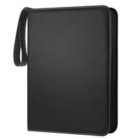 Classeur à 4 pochettes MIO avec 50 pages et 400 emplacements pour cartes pour MTG CCG TCG PTCG FFTCG Compatible fabriqué à partir de matériau PU durable