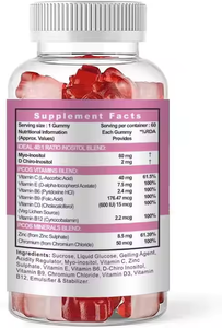 Gummies <span class=keywords><strong>Inositol</strong></span> เกรดอาหารสำหรับผู้หญิงสุขภาพรังไข่และความอุดมสมบูรณ์ของวิตามินเสริม Myo-<span class=keywords><strong>Inositol</strong></span> D-chinositol สำหรับผู้ใหญ่ - Product Image 6