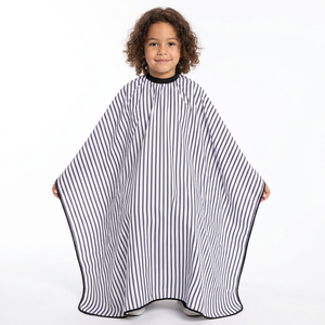 Nueva Capa de Peluquería para Niños - Cobertura Total - Material de Poliéster Transpirable Resistente al Agua - Capa de Corte Profesional para Niños - Product Image 1