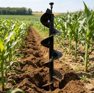 Punta per Trivella da Terra Resistente 10-30cm - Punta a Spirale di Ricambio per Scavo di Buche, Pali per Recinzioni e Piantumazione - Product Image 4
