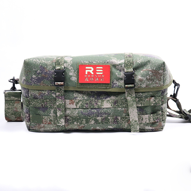 High-Capacity Tactical Backpack Camouflage Waterproof Fabric Camera Cosmetic Travel Carry Case