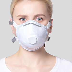 Masker Wajah sekali pakai FFP3, kualitas tinggi 4 lapis pelindung wajah Valved debu masker Respirator pelindung pernapasan bersertifikat CE - Product Image 2