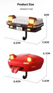 Estante de Almacenamiento Decorativo para Llaves de Coche, Gancho para Llaves de Faro de Material ABS, Iluminación Automática, Colgante Decorativo - Product Image 5