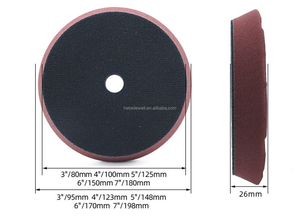 Éponge de polissage automobile double <span class=keywords><strong>action</strong></span> 5 pouces à structure alvéolée, polisseuse DA avec tampons Hex-logic pour cirage et lustrage - Product Image 2