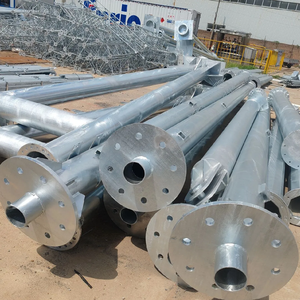 Tour électrique en treillis d'acier avec traitement de surface galvanisé pour réseau de transmission haute tension - Product Image 6