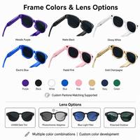 Lunettes Intelligentes OEM avec Caméra Unique 1080P, Assistant IA, Monture TR90, Étanchéité IP67, Chargement Type-C, Traduction en Temps Réel, Musique