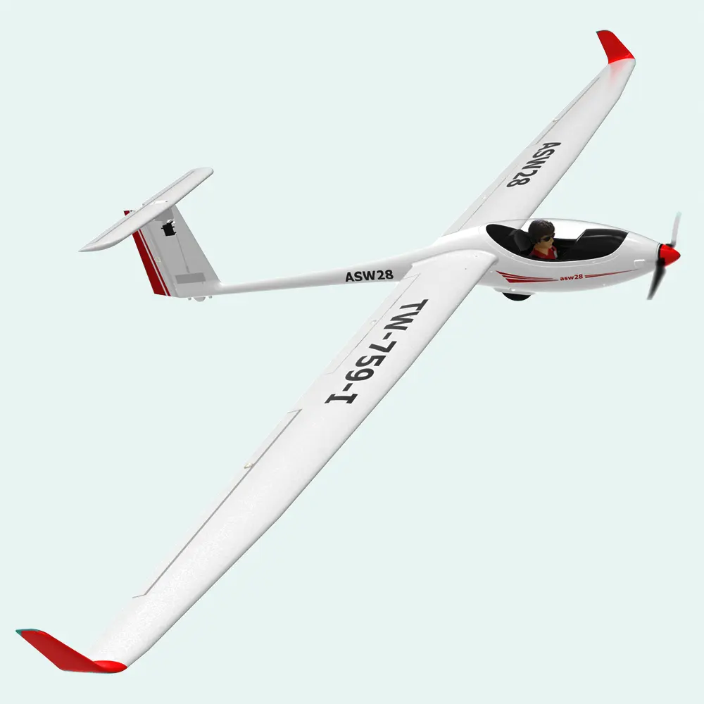 ASW28 Brushless PNP 2600mm Epo Foam Wing & Plastic Fuselage Remote Control RC Glider Airplane for kids and adults