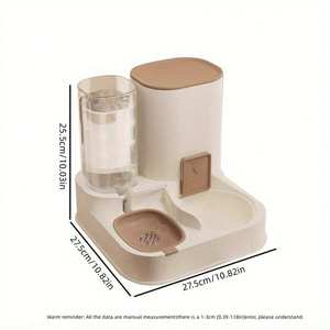 2025 Tùy Chỉnh Con Chó Bát 2 Trong 1 Mèo Trung Chuyển Nhà Máy Bán Buôn Tự Động Thức Ăn Vật Nuôi Thức Ăn Nước Dispenser - Product Image 5