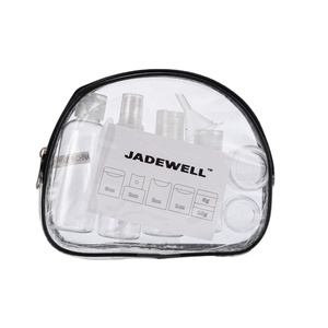 Tùy Chỉnh Mỹ Phẩm Trong Suốt Vô Trùng Chai Sản Phẩm Gói Cho Chăm Sóc Da Du Lịch Chai Không Thấm Nước 8 PC Cho Bao Bì Mỹ Phẩm - Product Image 1