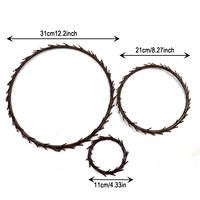 Base de couronne en plastique, support pour couronne de Noël et arrangement de fleurs artificielles, accessoire de décoration de porte pour les fêtes