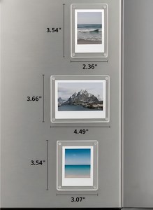 Solución OEM: Marco de Fotos Acrílico Pulido Premium con Soporte Magnético de Doble Cara para Exhibición en Tiendas y Mercados de Regalos - Product Image 2