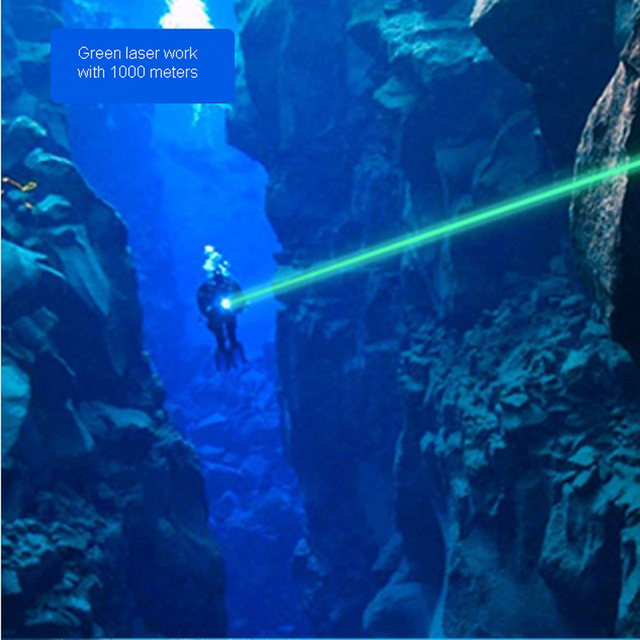 Waterproof High Brightness Long-range Portable Red 450nm Laser Pointer with 500-8000m Range