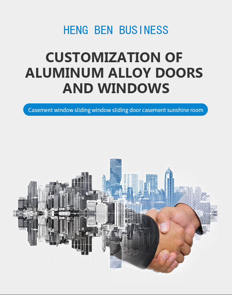 Custom Colors 55gr Heat Insulation Casement Windows Aluminum Frame Casement Window