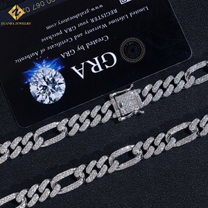 Mejor Precio al por Mayor Cadena Cubana Personalizada de 9MM, Joyería Fina de Moda Urbana Hip Hop, Collar de Plata Esterlina S925 - Product Image 3