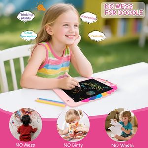 Bloc de Notas Digital para Niños, LCD, Autoadhesivo, Magnético, con Estuche, Estilo Pizarra - Product Image 2