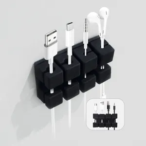 Novo Adhesive Blocks Cable Management & Acessórios Multipurpose Cable Manager Para Office Desk Wire Organizer Cable Management