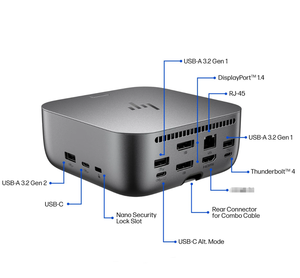 Nuevo Sellado, Base de Conexión Universal <span class=keywords><strong>HP</strong></span> Thunderbolt 4 G6, Adaptador de Corriente de 180W - Product Image 4