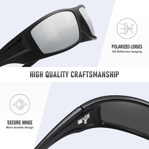 Vision Driver's <b>Eyewear</b> Driving Sun Glasses Custom Logo Men Polarized Driving Sport Sunglasses - Product Image 3