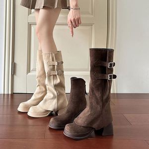 Bottes pour femme <span class=keywords><strong>très</strong></span> élégantes à talon épais - Product Image 2