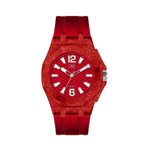 Reloj Bold Presence Statement con caja octogonal de 46 mm, correa de silicona, cuarzo analógico, deportivo, accesorio de moda diario para hombre. - Product Image 4