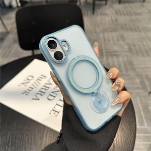 Funda con Soporte Giratorio de 360 Grados y Anillo Magnético para iPhone 17 Air, 16, 16e, 15, 14 Plus, 13, 12, 11 Pro Max, Carcasa Rígida HD - Product Image 5