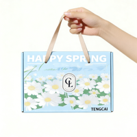Emballages cadeaux personnalisés de haute qualité, écologiques, recyclables, boîtes pliantes en carton ondulé, gaufrage, laminage mat, crème pour le visage