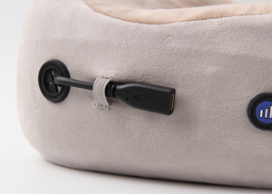 Prodotti di tendenza impastare cuscino massaggiatore per collo a forma di U vibrante elettrico per auto da viaggio - Product Image 3