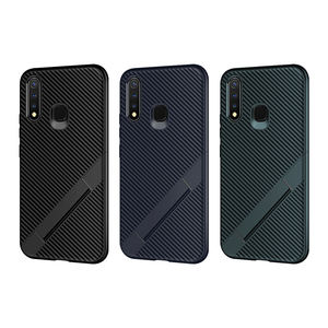 Fibra de carbono suave TPU teléfono caso VIVO Y19 <span class=keywords><strong>Vivan</strong></span> serie soporte - Product Image 4
